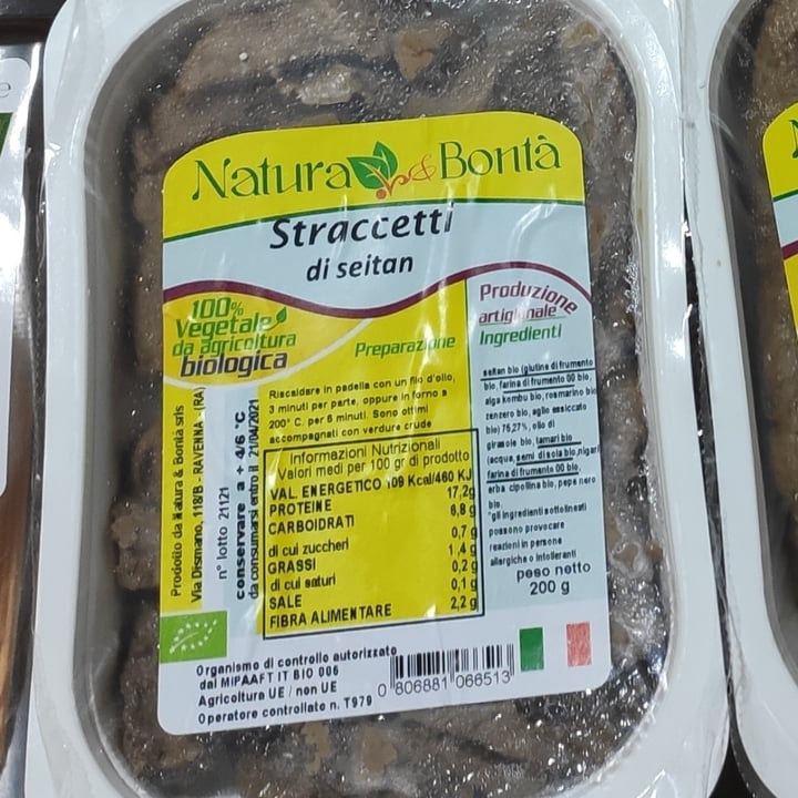 review photo of Natura & Bontà Straccetti di Seitan shared by @pina9717 on 20 Dec 2021 - review