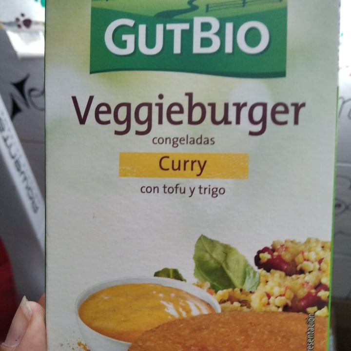 photo of GutBio Veggieburger de Curry shared by @martate on  15 Apr 2021 - review