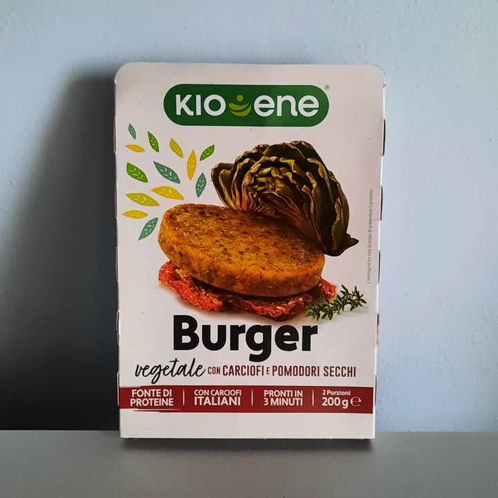 photo of Kioene Burger ai carciofi e pomodori secchi shared by @francesveg on  24 Jun 2022 - review