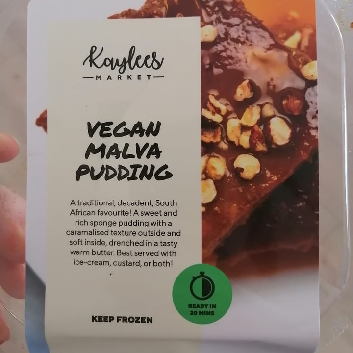 photo of Kaylees market Vegan malva pudding shared by @maracetta on  05 Sep 2021 - review