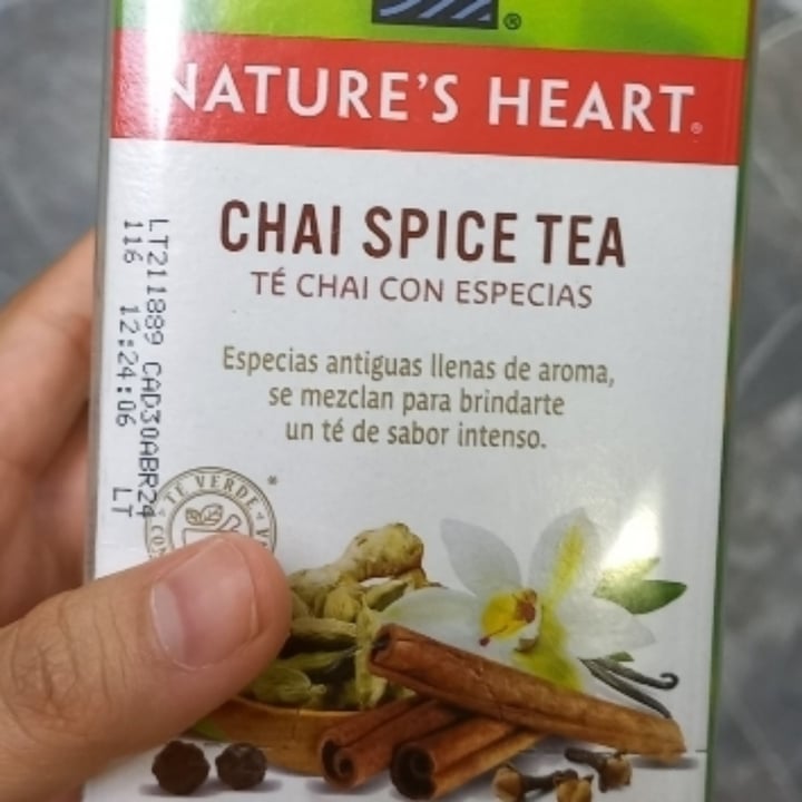 photo of Nature's Heart tw chai con Especias shared by @yessimayorga1 on  30 Jun 2022 - review