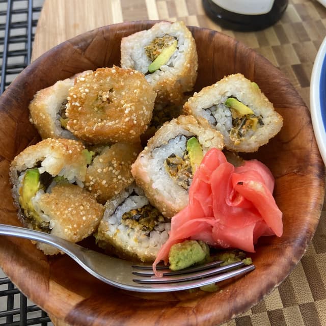 Photo of the dish “Crispy Kimchi Roll”