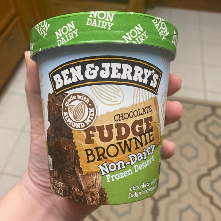 photo of Ben & Jerry's Chocolate Fudge Brownie Non-Dairy Ice Cream shared by @maggieglazier on  31 Jan 2021 - review