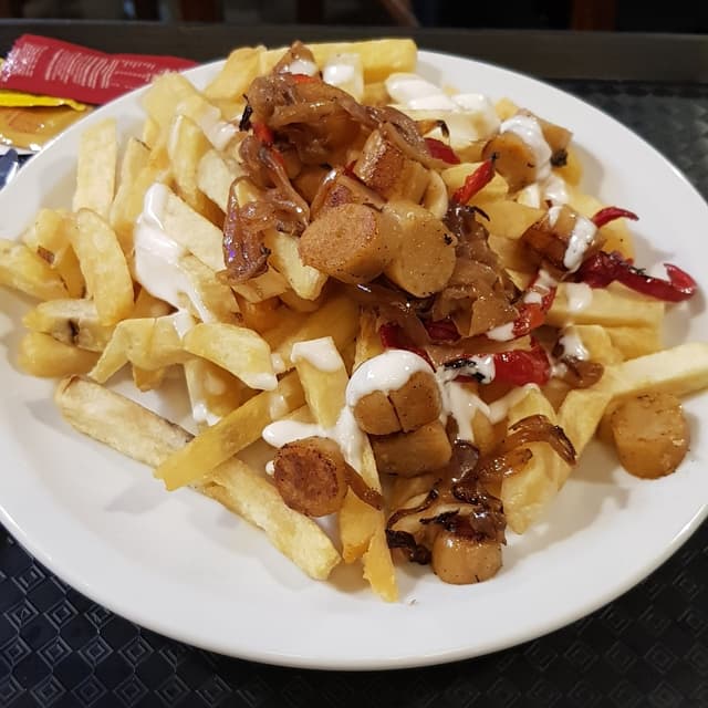 Photo of the dish “Salchipapa”