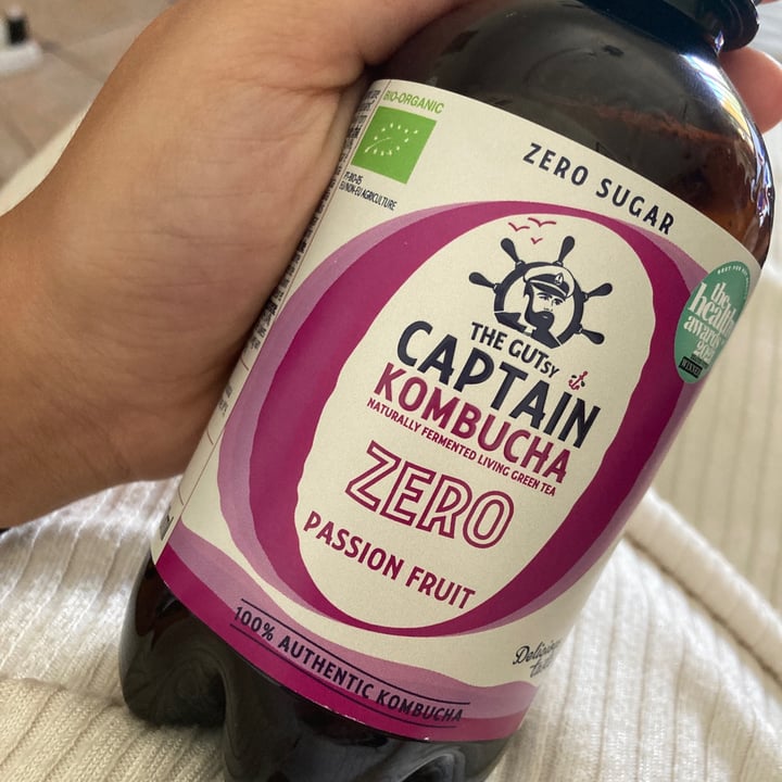 photo of The Gutsy Captain Kombucha Passion Fruit Zero shared by @artkalis on  05 Sep 2022 - review