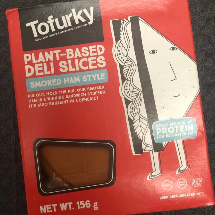 photo of Tofurky Plant-based Deli Slices Smoked Ham Style shared by @thetinyvegan on  18 May 2021 - review