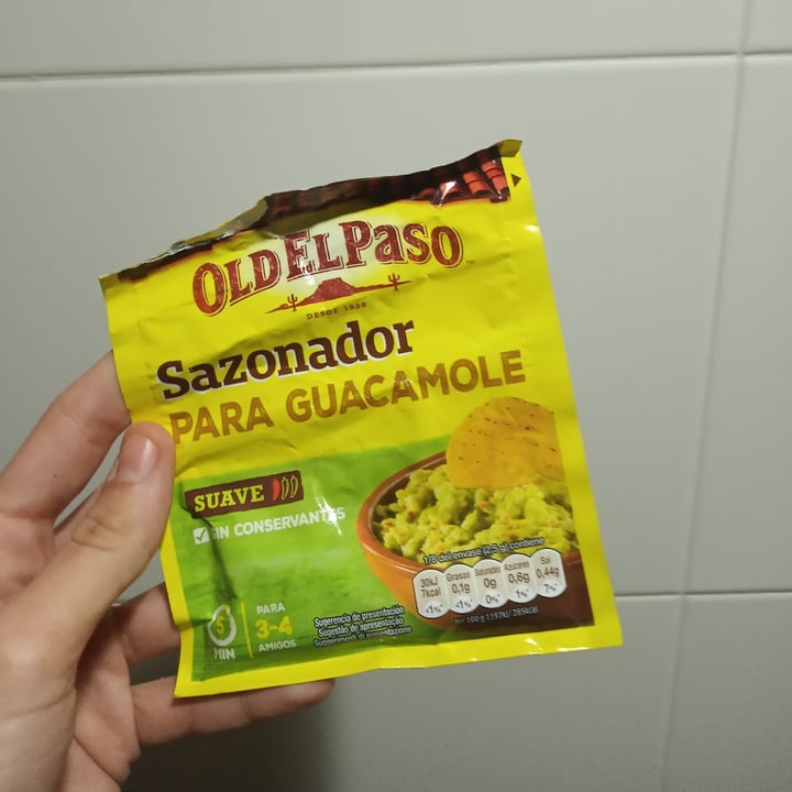 photo of Old El Paso Sazonador guacamole shared by @ceciliaalba on  03 Jan 2021 - review