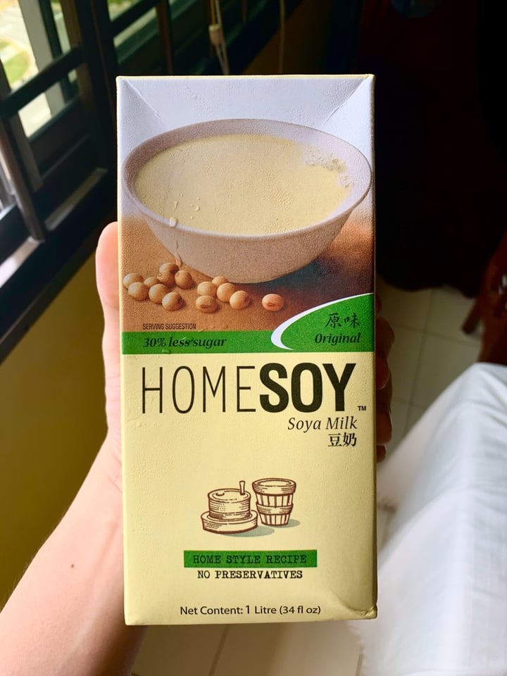 photo of HOMESOY Original soya milk shared by @meowcolmx3 on  19 Mar 2020 - review