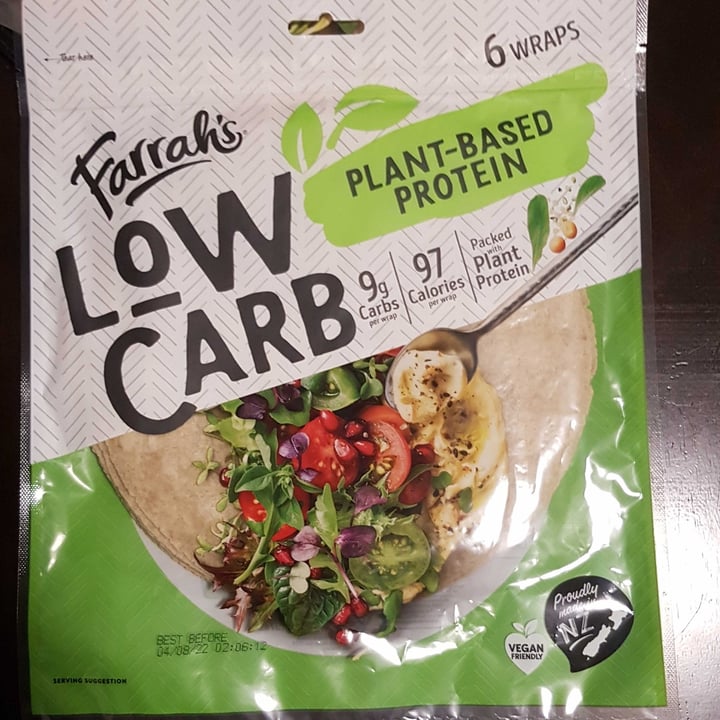 review photo of Farrah’s Low Carb Plant-Based Protein 6 Wraps shared by @marizomer on 16 May 2022 - review