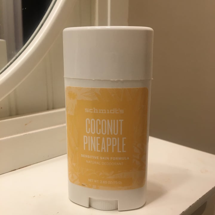 photo of Schmidt's Coconut Pineapple Sensitive Skin Formula Deodorant  Stick shared by @erika1 on  29 Apr 2020 - review