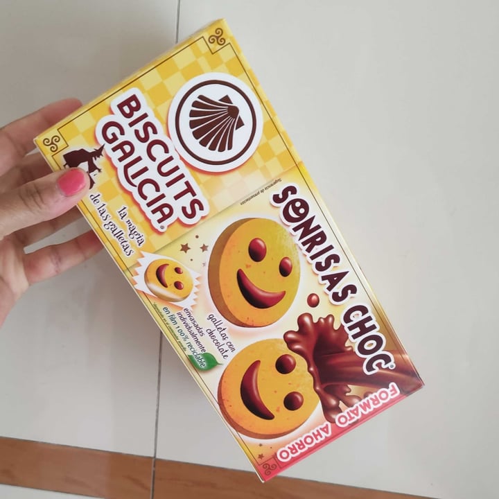 photo of Biscuits Galicia Galletas Sonrisas con Chocolate shared by @paulg21 on  29 Jun 2022 - review