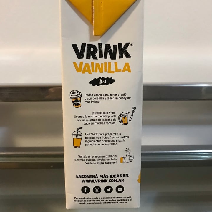 photo of Vrink Vrink Vainilla de Almendra shared by @lunastoler on  08 Jun 2021 - review