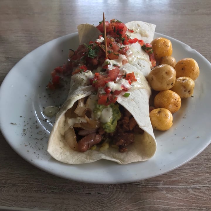 review photo of Restaurante Loto Azul Vegetariano Burrito shared by @willsveganlife on 09 Mar 2021 - review