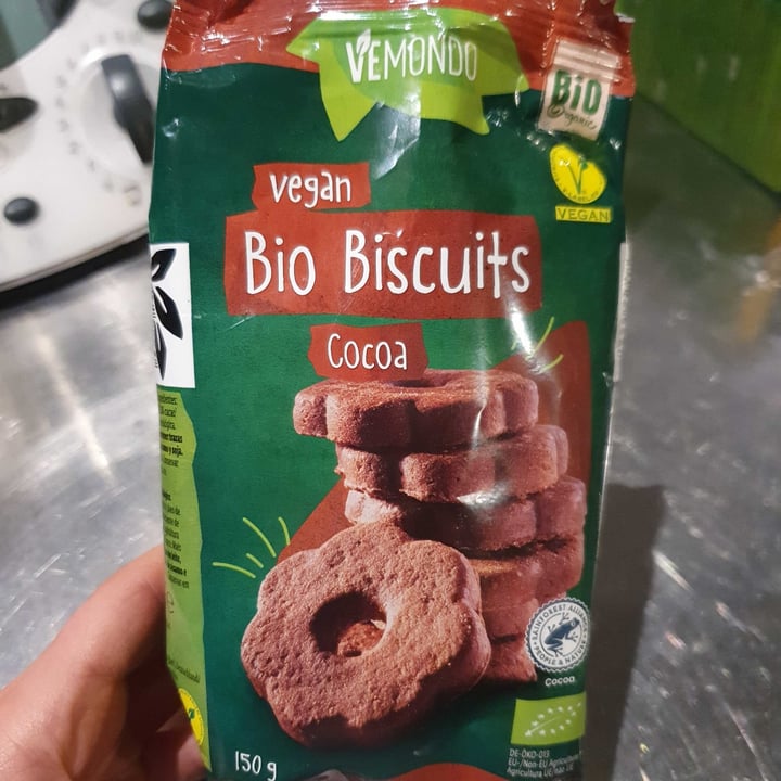 photo of Vemondo Vegan bio biscuits cocoa shared by @elenabono on  12 Jan 2022 - review