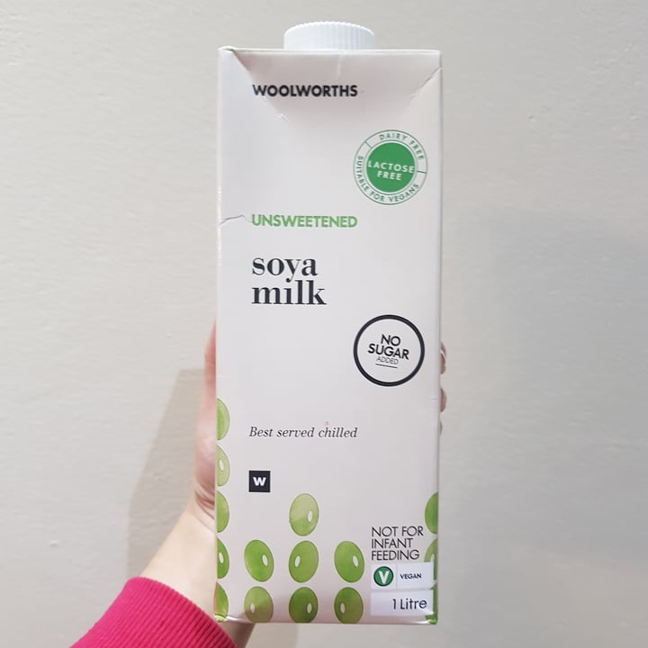 photo of Woolworths Food Unsweetened Soya Milk  shared by @karenhsu on  25 Sep 2021 - review