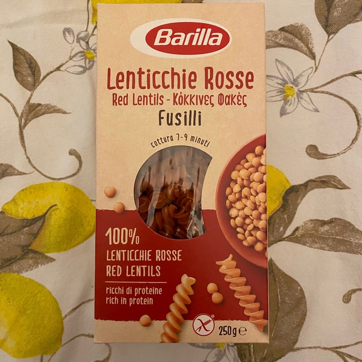 photo of Barilla Fusilli di lenticchie rosse shared by @pippoarde97 on  23 Nov 2022 - review
