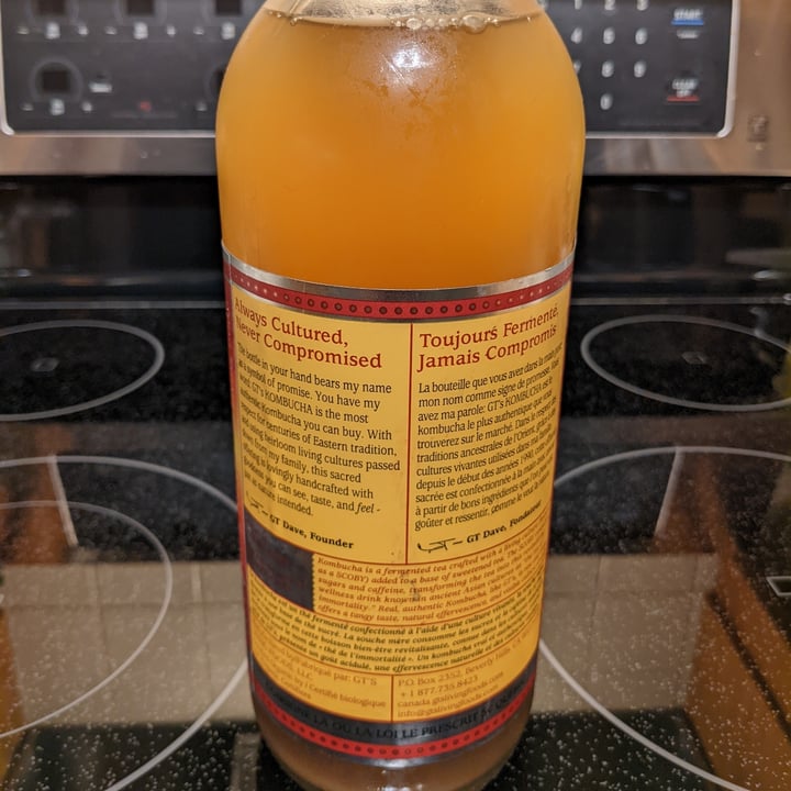 photo of GT’s Living Foods Gingerade shared by @amaris--g on  29 May 2022 - review