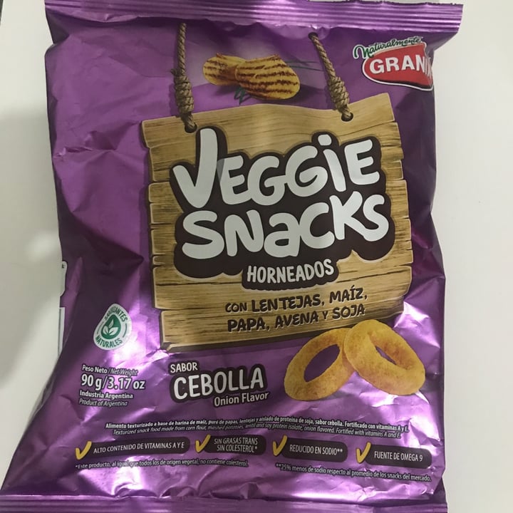 photo of Granix Veggie Snacks Sabor Cebolla shared by @marianalopez on  16 Feb 2021 - review