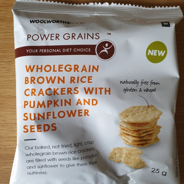 review photo of Woolworths Food Wholegrain brown rice crackers with Sesame seeds shared by @caspermilly45 on 29 Aug 2021 - review