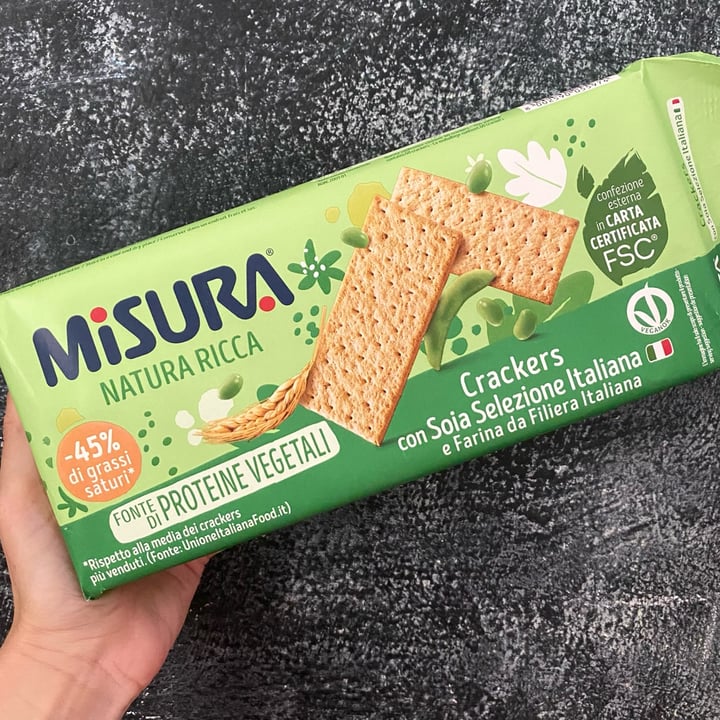 photo of Misura Crackers con Soia Selezione Italiana - Natura Ricca shared by @elitofu on  22 Jun 2022 - review