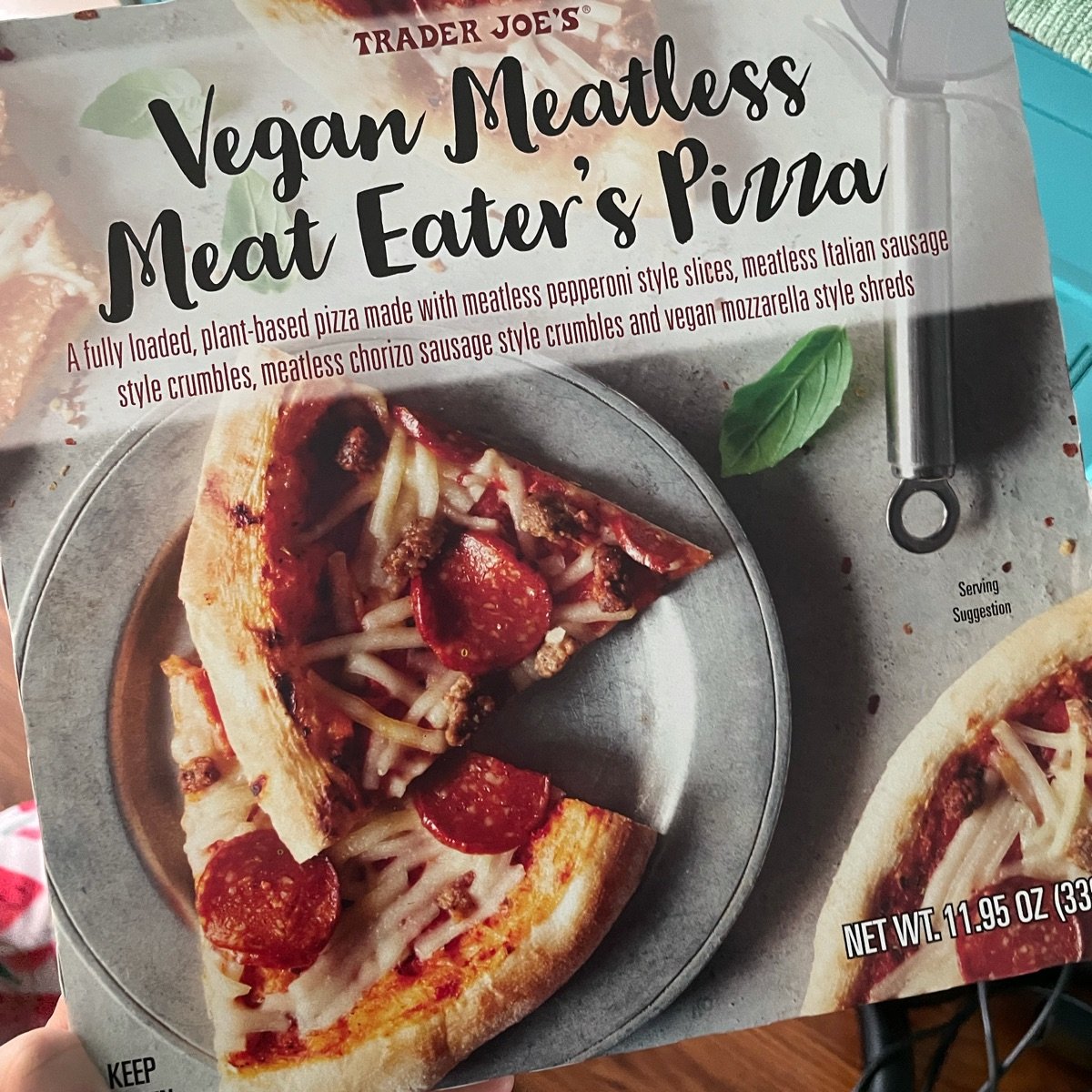 Trader Joe's Vegan meatless meat eaters pizza Reviews abillion