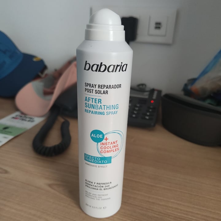 review photo of Babaria after sun aloe spray shared by @desyross on 20 Sep 2022 - review
