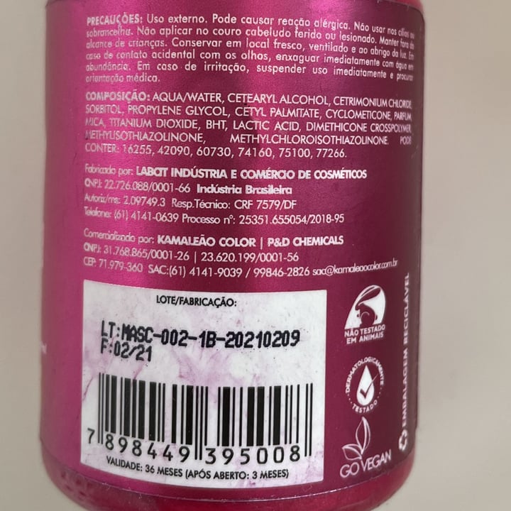 review photo of Kamaleão Color MÁSCARA PIGMENTANTE shared by @carolinalumy on 12 May 2022 - review