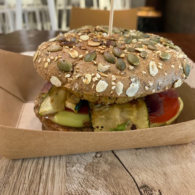 Photo of the dish “panino cecio veg”