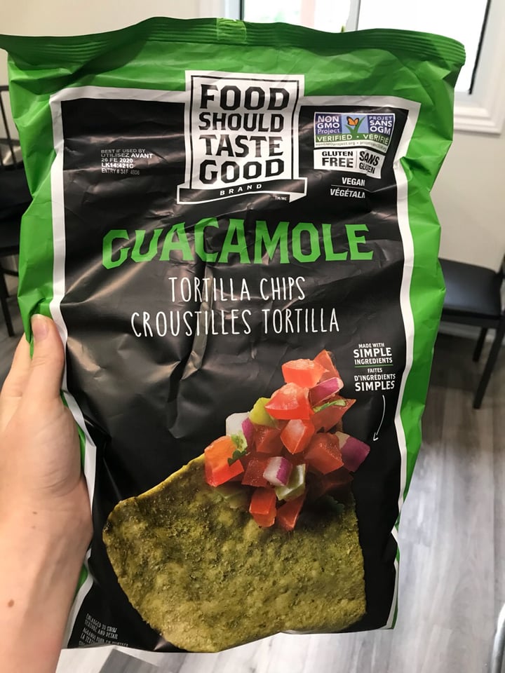 review photo of Food Should Taste Good Guacamole Tortilla Chips shared by @emilyanne on 30 Sep 2019 - review