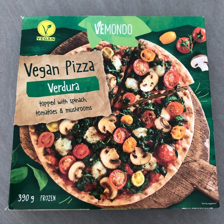photo of Vemondo  Pizza vegan verdura shared by @fabianna on  29 Jul 2022 - review