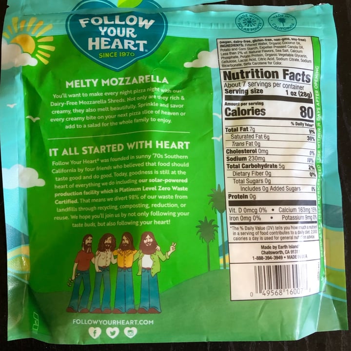 review photo of Follow Your Heart Mozzarella Finely Shredded shared by @ito-bearito on 16 Apr 2022 - review