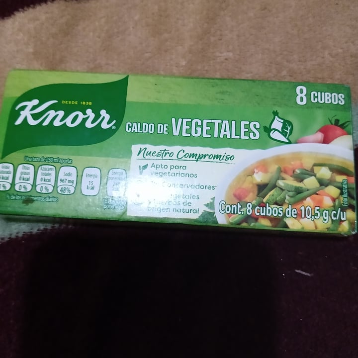 photo of Knorr Caldo De Vegetales shared by @itziarfrutero on  26 Sep 2020 - review