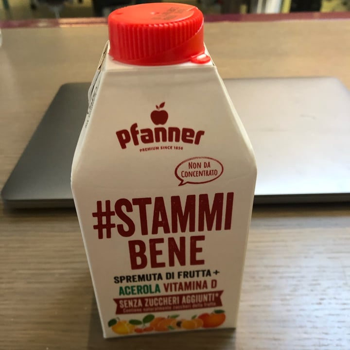photo of Pfanner #StammiBene Spremuta di frutta + acerola vitamina D shared by @youna on  17 Oct 2022 - review