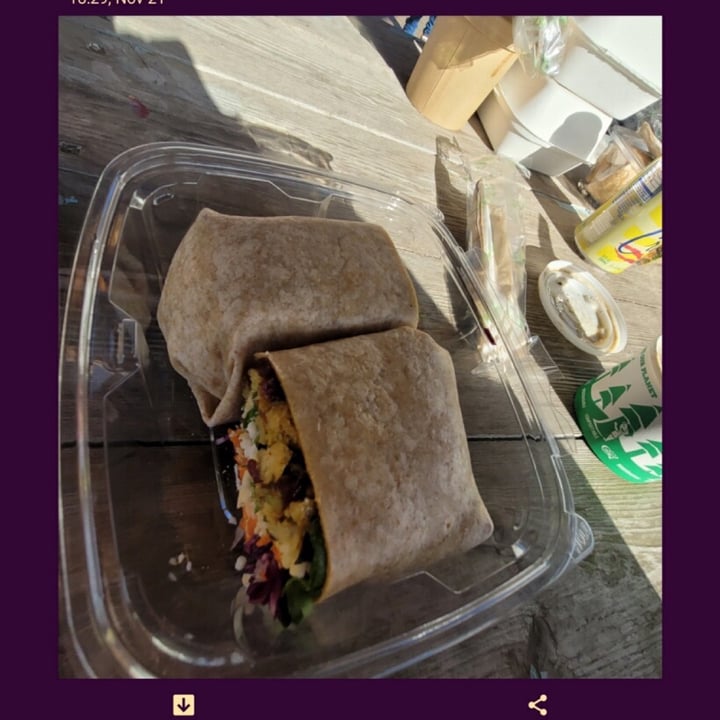 review photo of Heirloom Food Company Mock Curry Wrap shared by @jkmonterio on 24 Nov 2020 - review