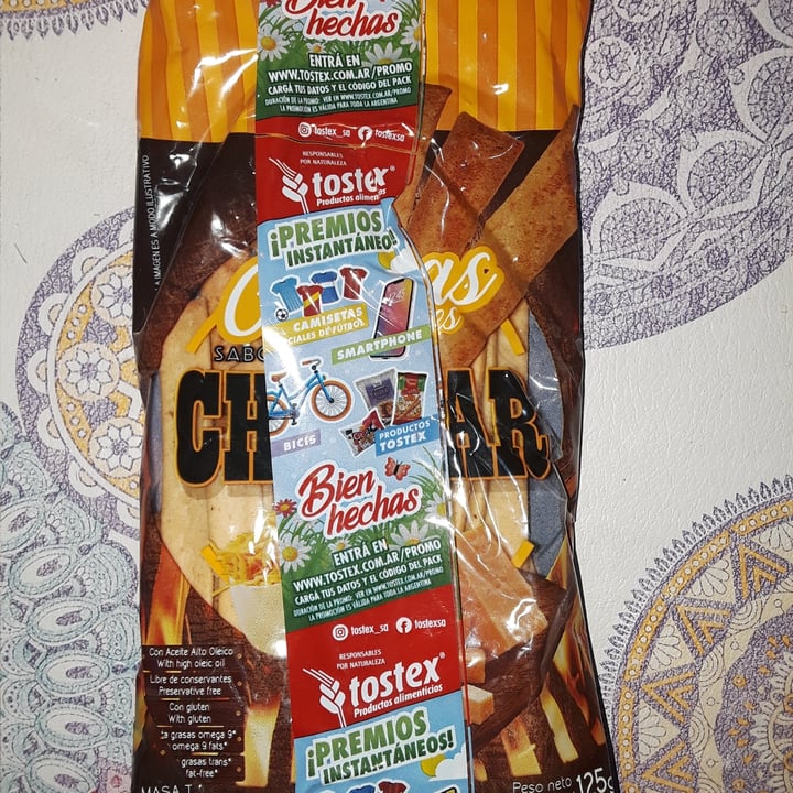 photo of Tostex Cintitas sabor cheddar shared by @patrisegura on  20 Aug 2021 - review