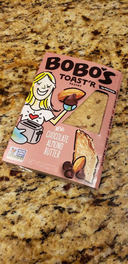 Bobo's Chocolate Almond Butter Protein Toast’r Pastry Reviews abillion
