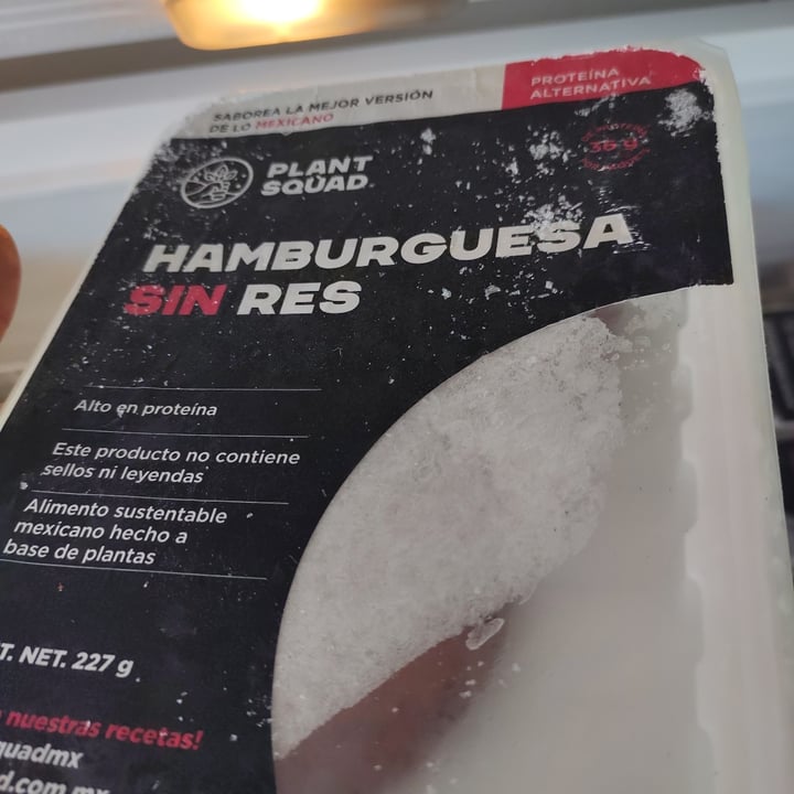 photo of Plant Squad HAMBURGUESA SIN RES shared by @urbanlicht on  14 Mar 2021 - review