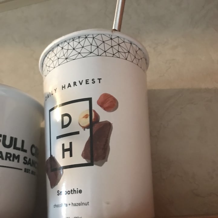 photo of Daily Harvest Chocolate + Hazelnut smoothie shared by @rikihiggins on  03 Feb 2020 - review