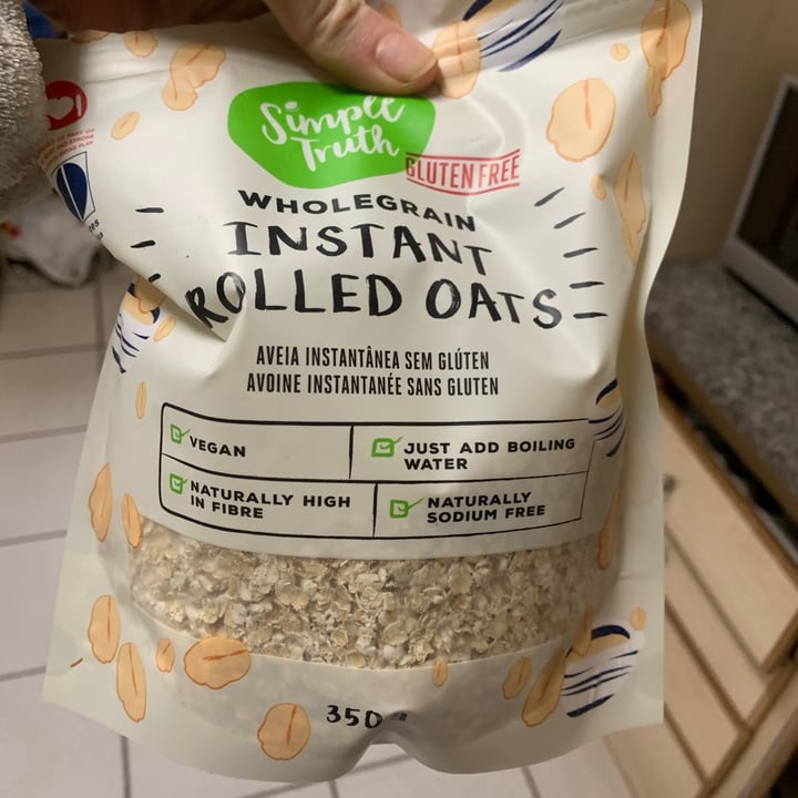 photo of Simple Truth Instant Rolled Oats shared by @linepretorius on  18 May 2021 - review