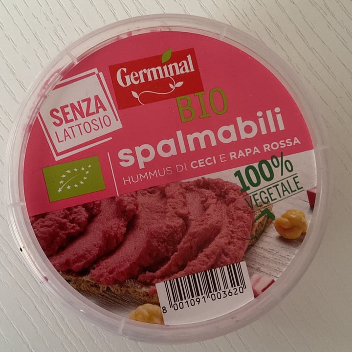 photo of Germinal Bio Hummus di ceci E Rapa Rossa shared by @cajou on  21 Apr 2022 - review