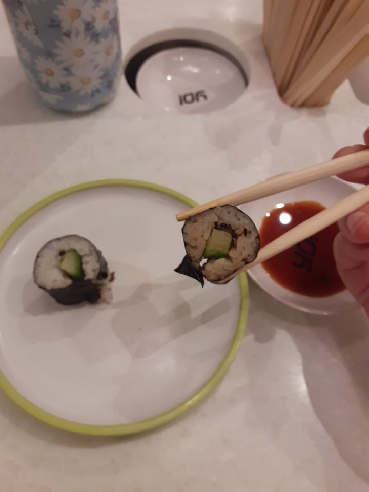 photo of YO! Sushi Cucumber Maki shared by @leahrng on  12 Feb 2020 - review