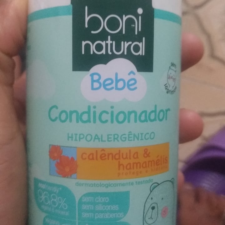 photo of Boni natural Condicionador Bebê shared by @jessilobato on  31 Dec 2021 - review