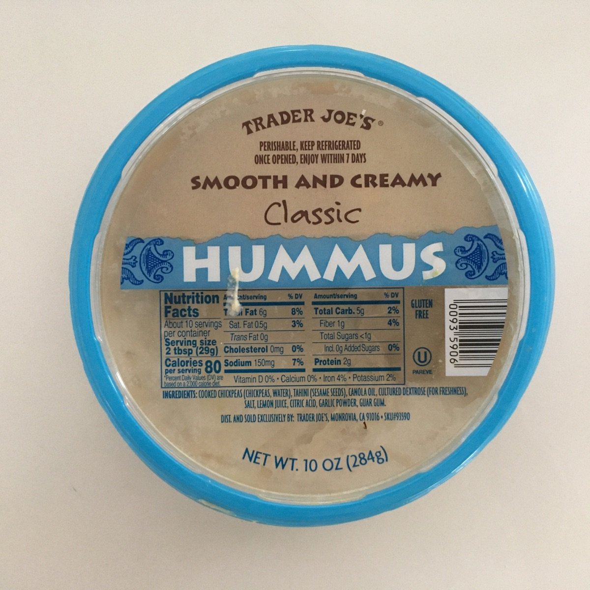 Trader Joe's Classic Hummus Smooth And Creamy Reviews abillion