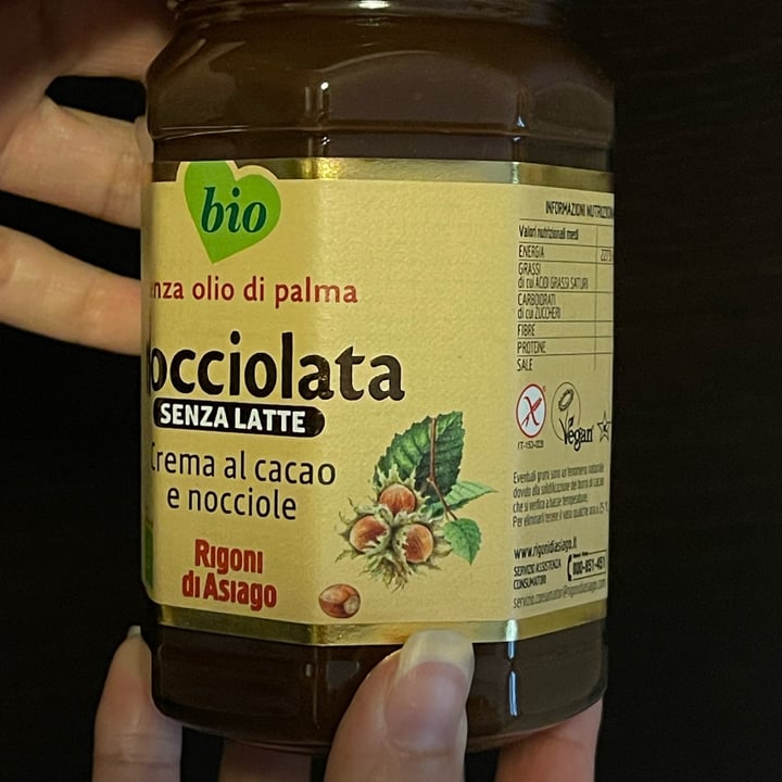 photo of Rigoni di Asiago Nocciolata Dairy Free Hazelnut Spread with Cocoa shared by @giuliadibb on  02 Oct 2021 - review