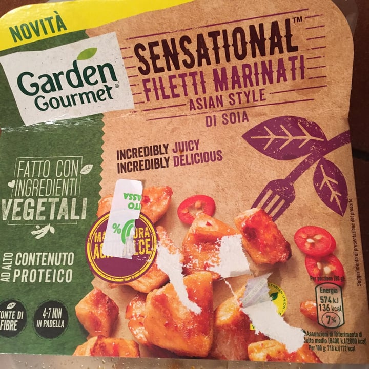 photo of Garden Gourmet Filetti Marinati Asian Style shared by @nikitaorange71 on  20 Oct 2022 - review