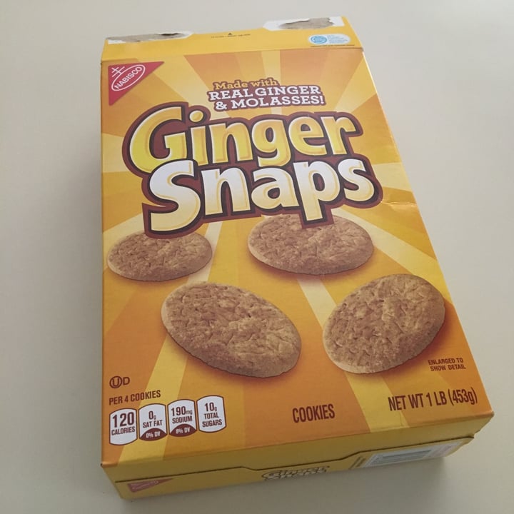 photo of Nabisco Ginger Snaps shared by @reywatson on  12 Sep 2020 - review