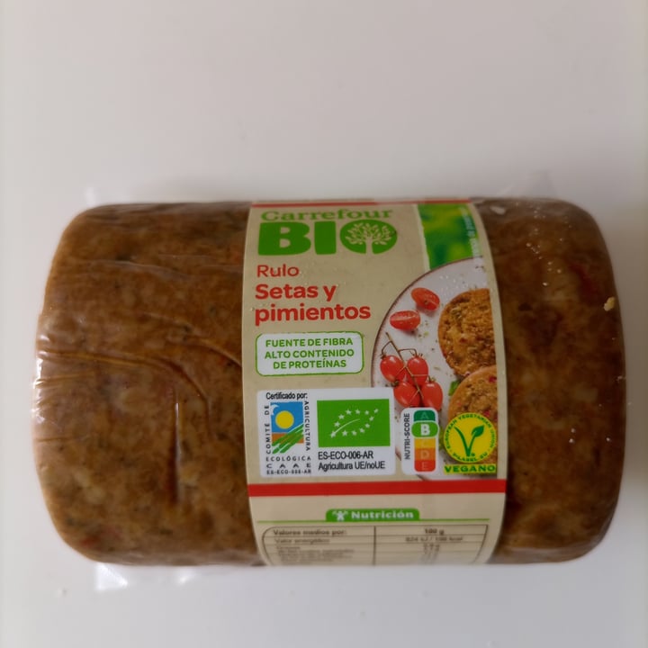 photo of Carrefour Bio Rulo setas y pimientos shared by @asonier on  09 Nov 2021 - review