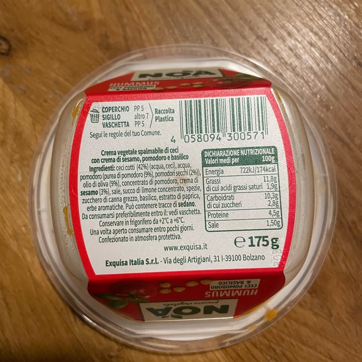 photo of Noa Hummus Ceci E Pomodoro shared by @maniecleo on  02 Nov 2022 - review