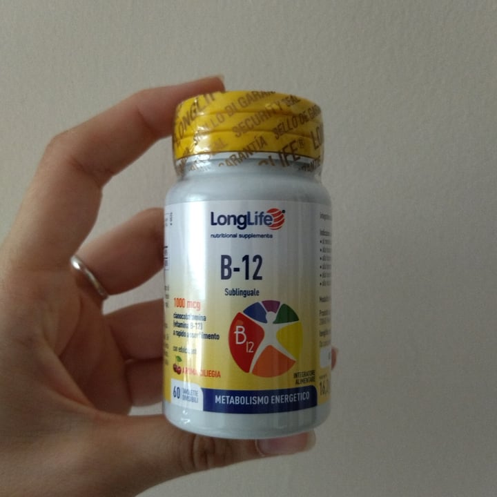 photo of Longlife B-12 1000 mcg shared by @martinadigabriele on  04 Oct 2022 - review