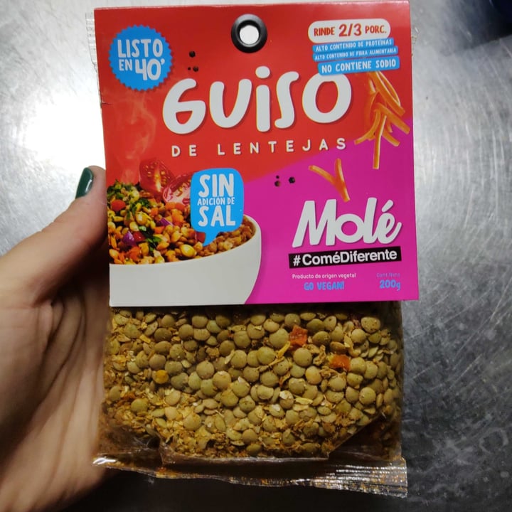 photo of Molé Guiso De Lentejas shared by @pvilches on  08 Oct 2021 - review